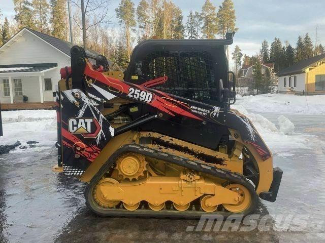CAT 259D Lietoti riteņu kompaktiekrāvēji