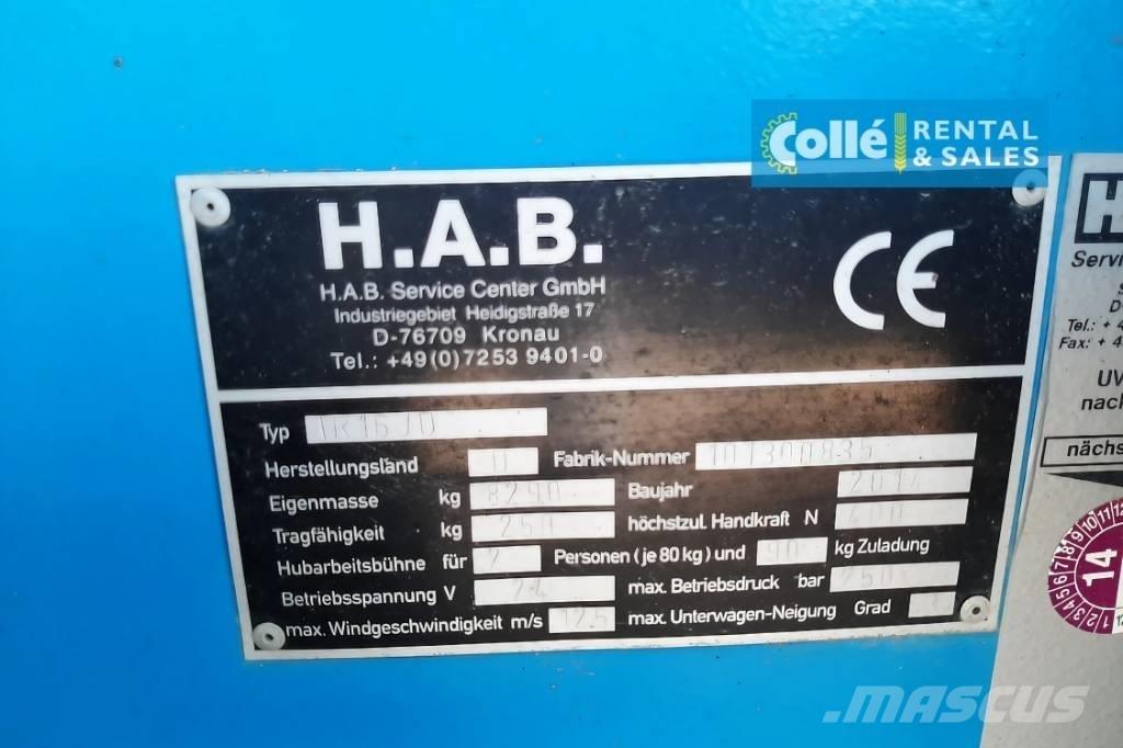 HAB TR16JD | 2014 Teleskopiskie pacēlāji