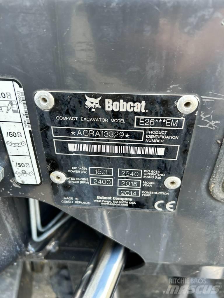 Bobcat E 26 Mini ekskavatori < 7 t
