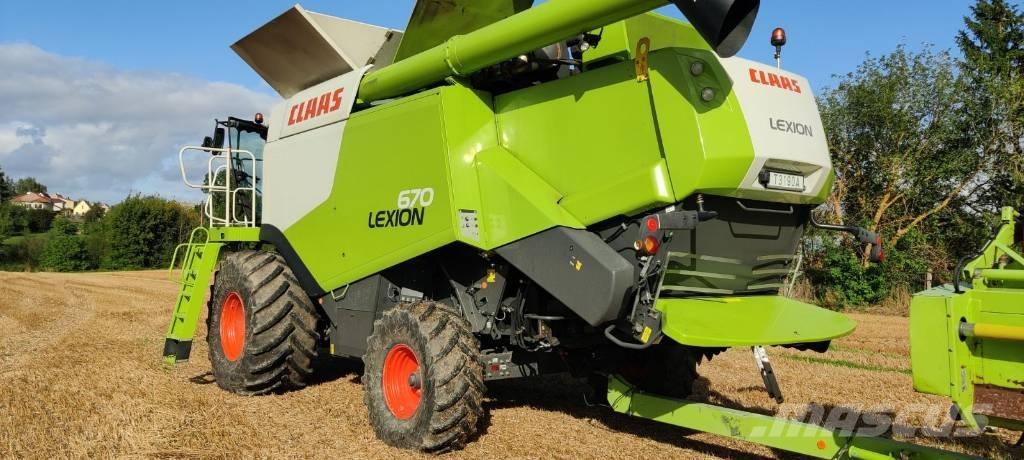 CLAAS Lexion 670 Ražas novākšanas kombaini