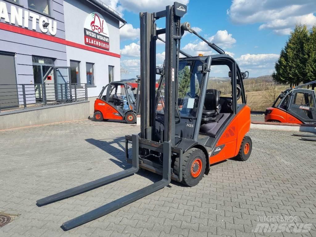 Linde H35D-02 Tehnika ar dīzeļa dzinēju
