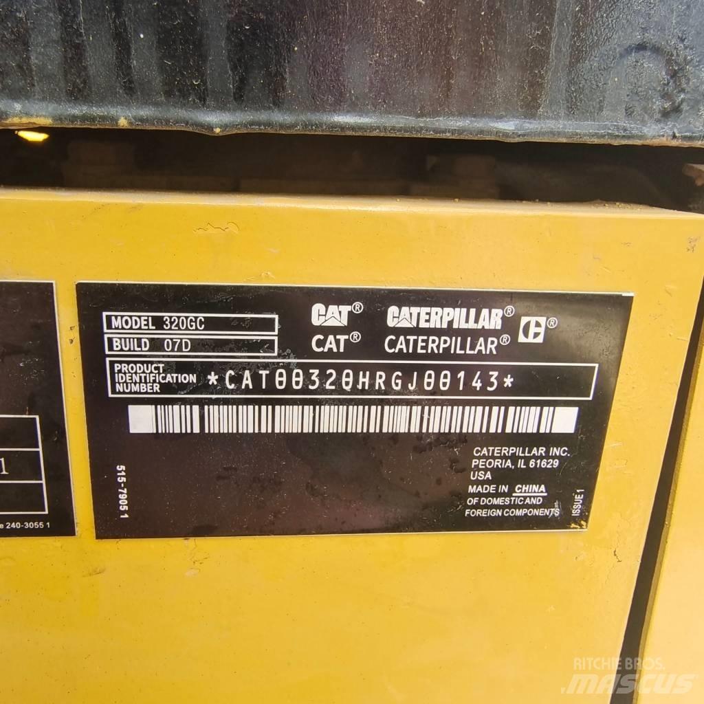 CAT 320 GC Kāpurķēžu ekskavatori