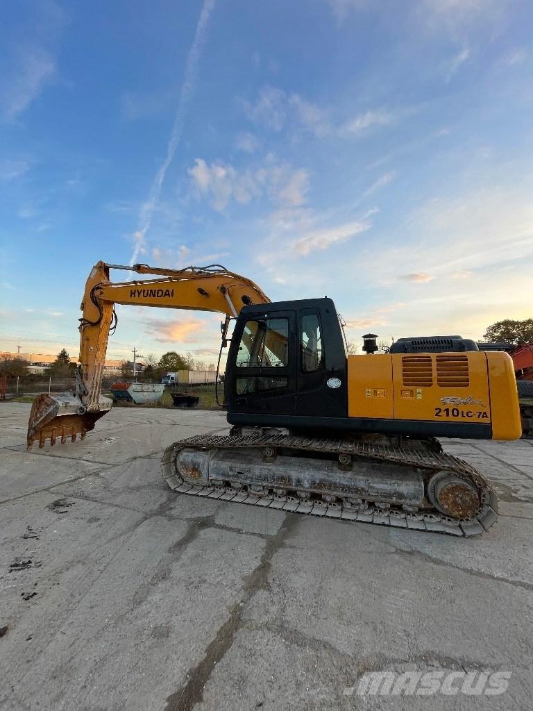 Hyundai R 210 LC 7A Kāpurķēžu ekskavatori