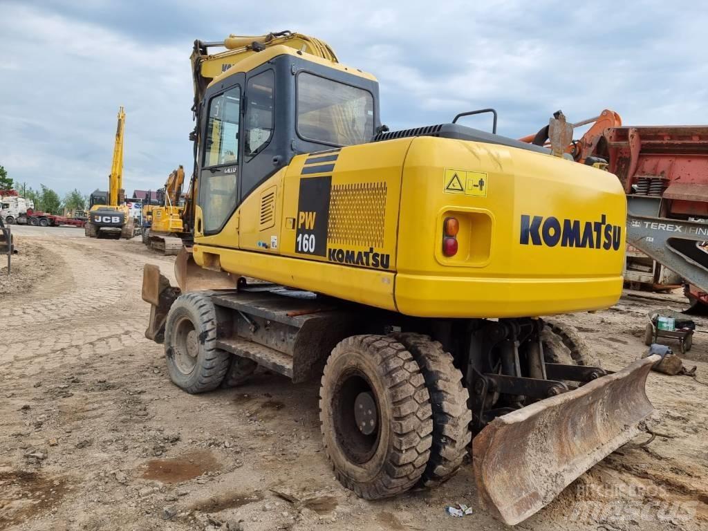 Komatsu PW 160-7 Ekskavatori uz riteņiem