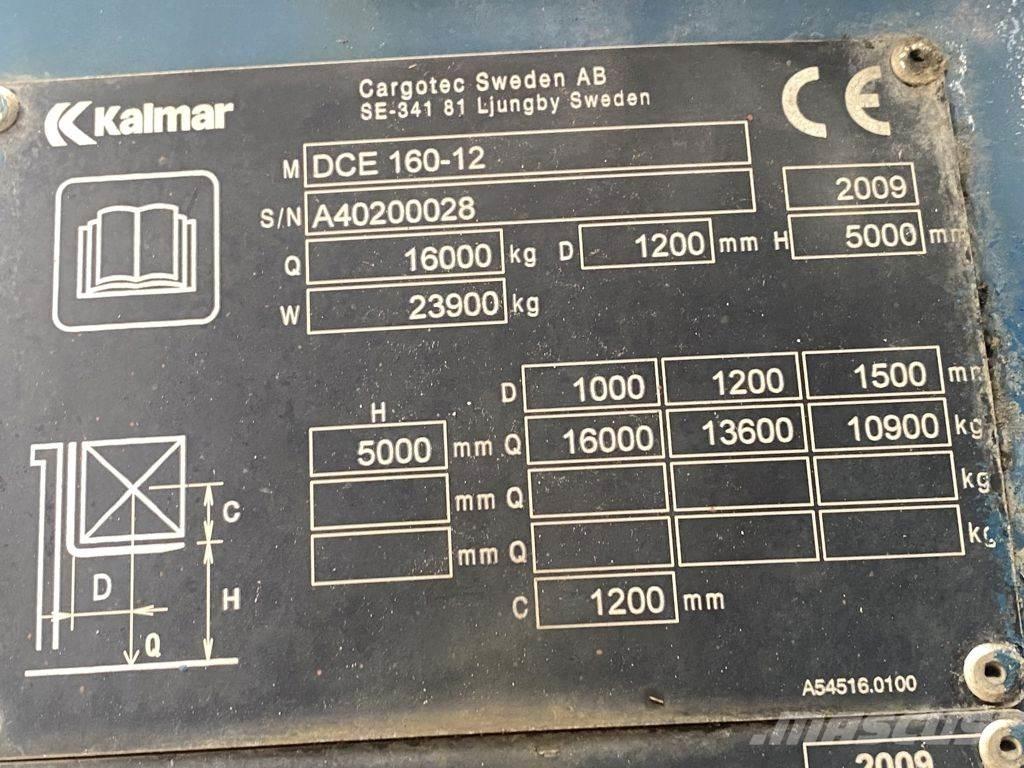 Kalmar DCE 160-12 Tehnika ar dīzeļa dzinēju