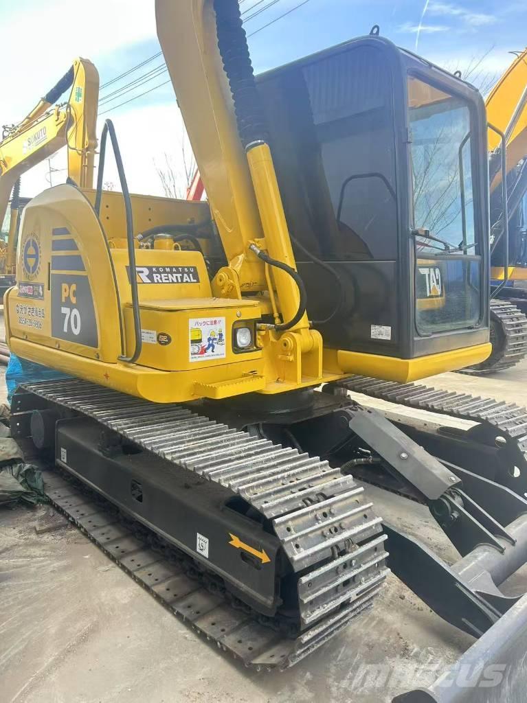 Komatsu PC 70 Kāpurķēžu ekskavatori