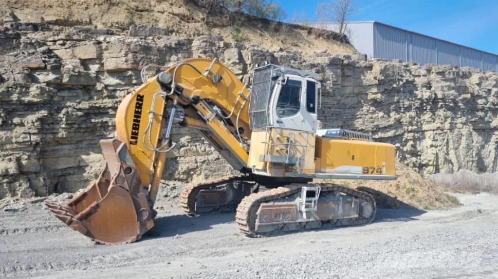 Liebherr R 974 C Kāpurķēžu ekskavatori