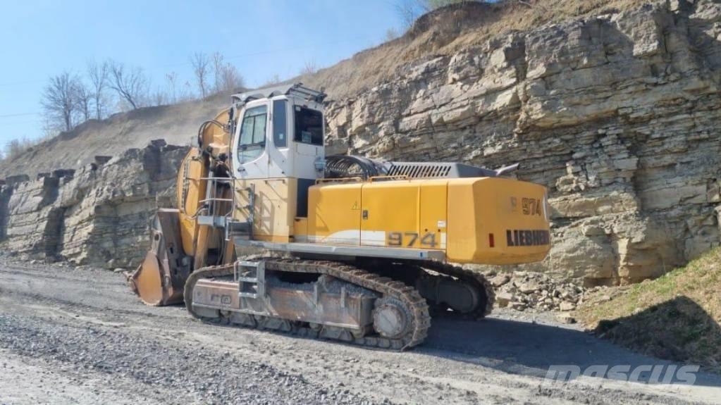 Liebherr R 974 C Kāpurķēžu ekskavatori