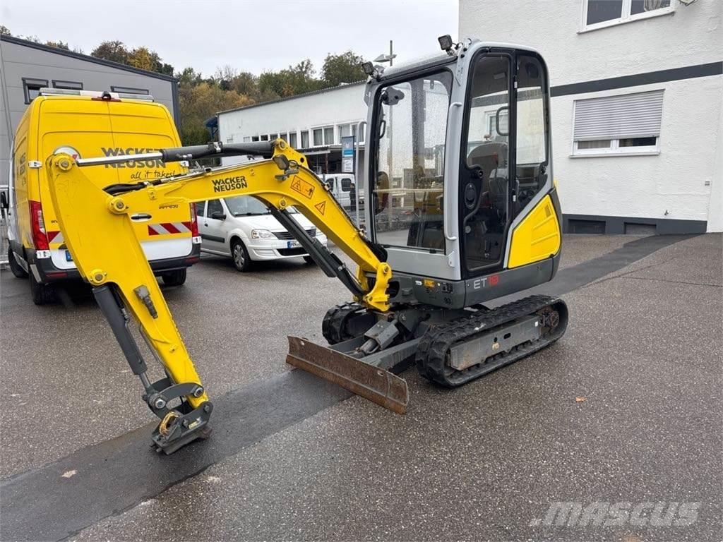 Wacker Neuson ET18 Kāpurķēžu ekskavatori