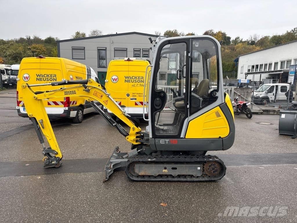 Wacker Neuson ET18 Kāpurķēžu ekskavatori