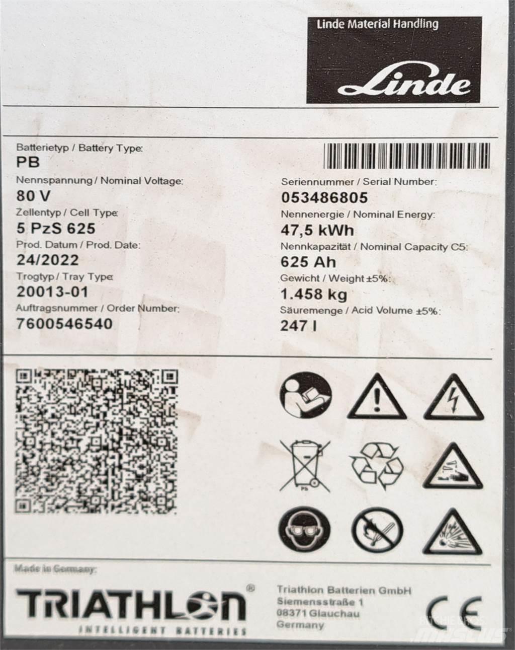 Linde E35L Elektriskie iekrāvēji