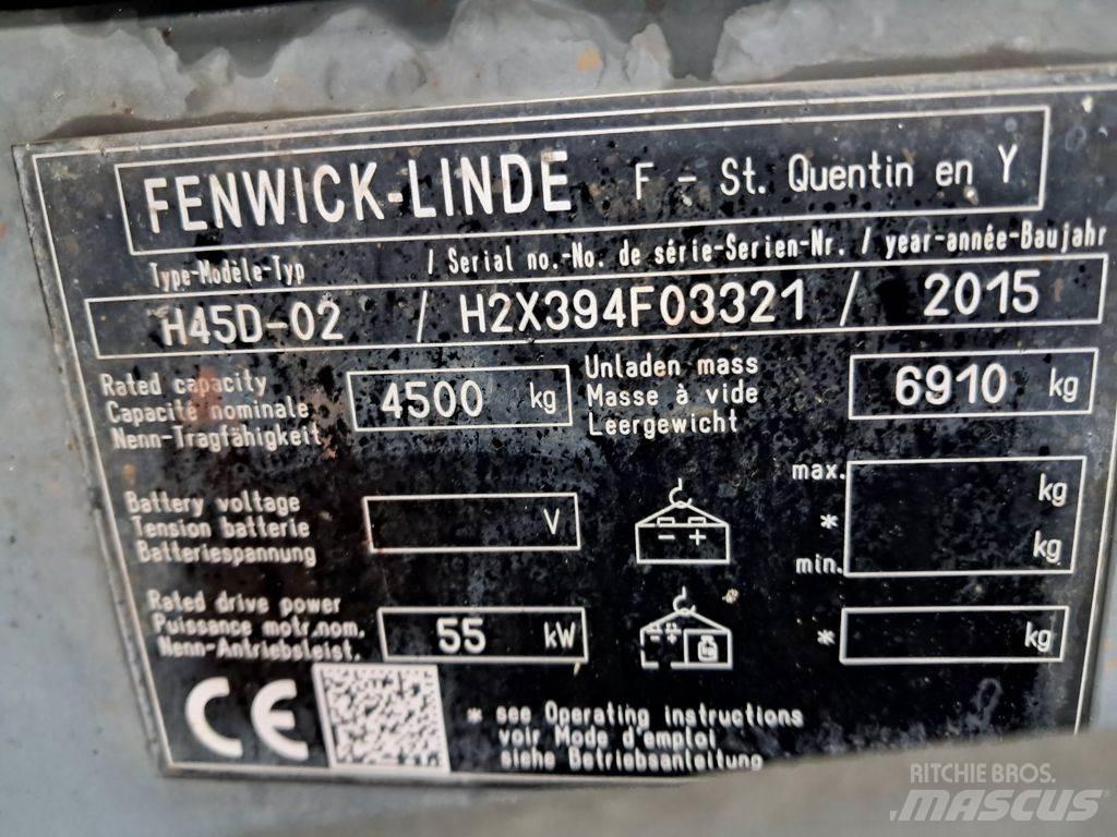 Linde H45D-02 Tehnika ar dīzeļa dzinēju