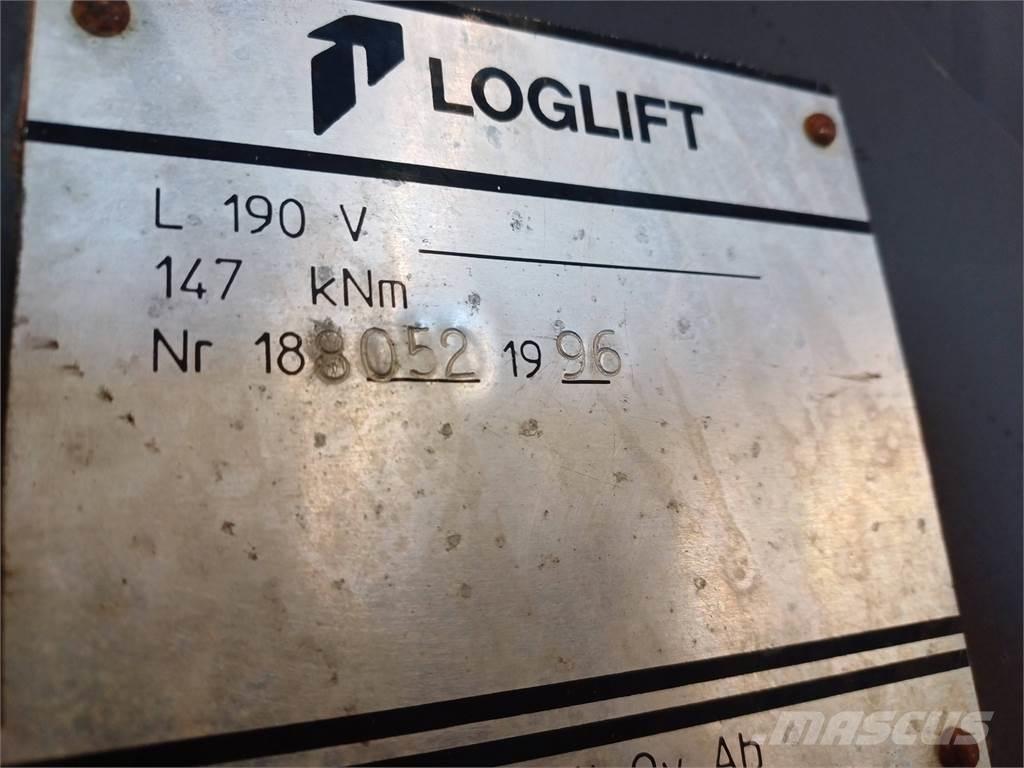 Loglift 190v Mežizstrādes mašīnu krāni