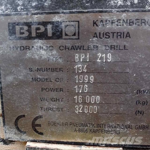 Böhler BPI 219 Celtniecības urbji