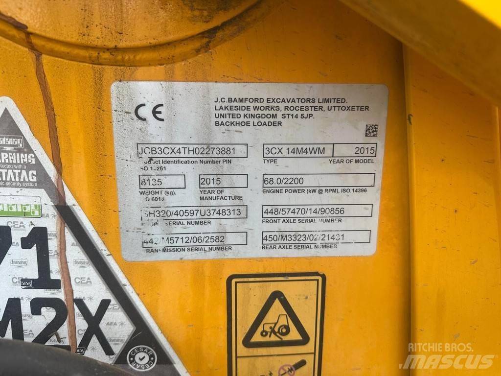 JCB 3CX 14M4WM Ekskavatori-iekrāvēji
