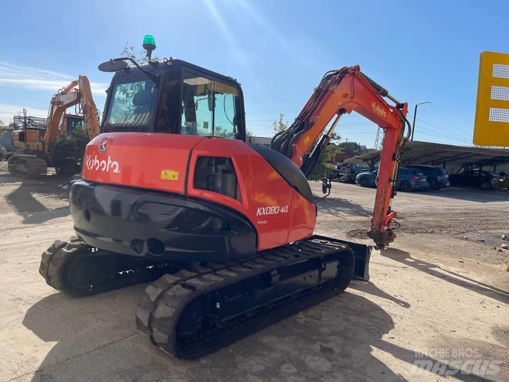 Kubota KX 080-4 Vidēja lieluma ekskavatori 7 t - 12 t