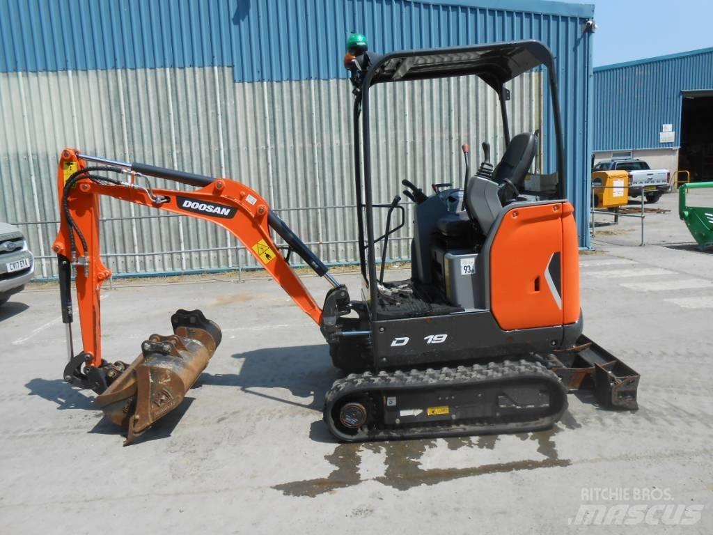 Doosan DX 19 Mini ekskavatori < 7 t