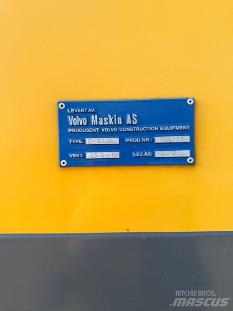 Volvo EC 220 EL Kāpurķēžu ekskavatori