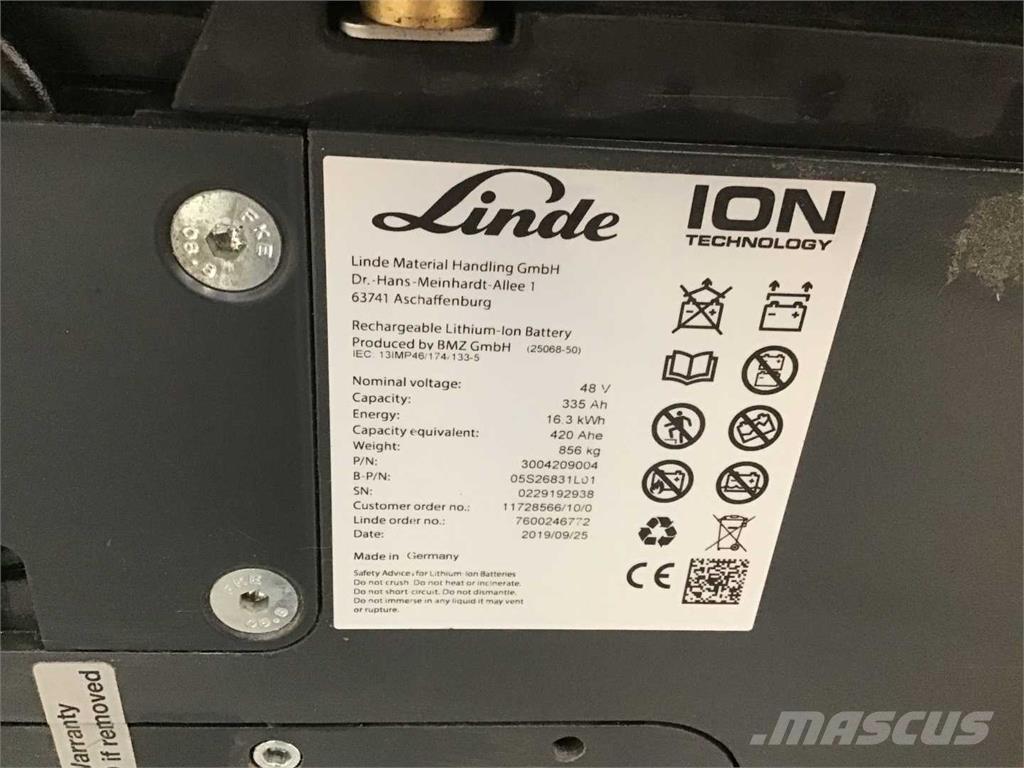 Linde E16 ION Elektriskie iekrāvēji