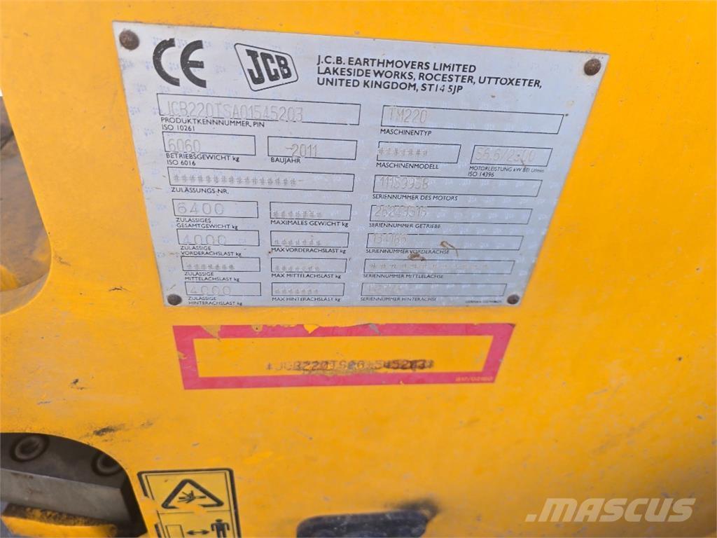 JCB TM 220 Iekrāvēji uz riteņiem
