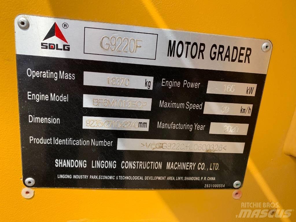 SDLG G 9220 Greideri