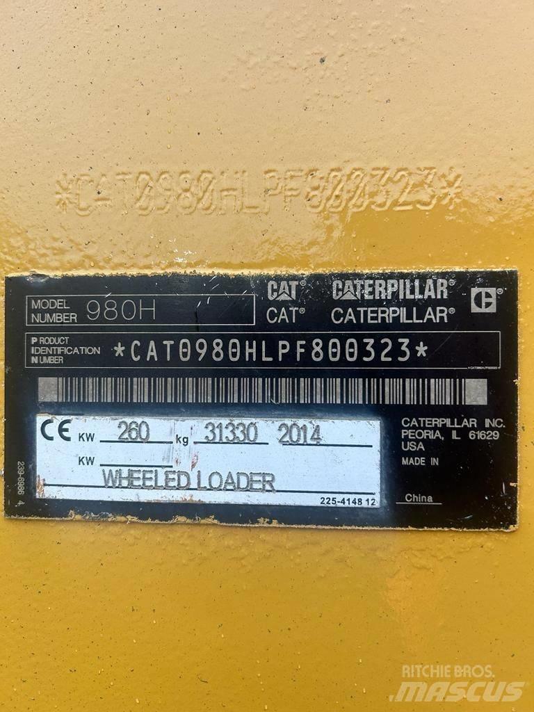 CAT 980H Iekrāvēji uz riteņiem
