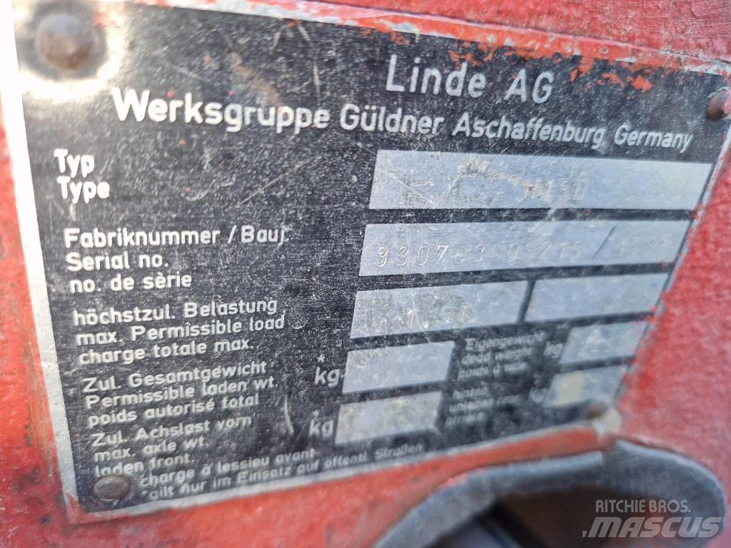Linde H 15 D Tehnika ar dīzeļa dzinēju