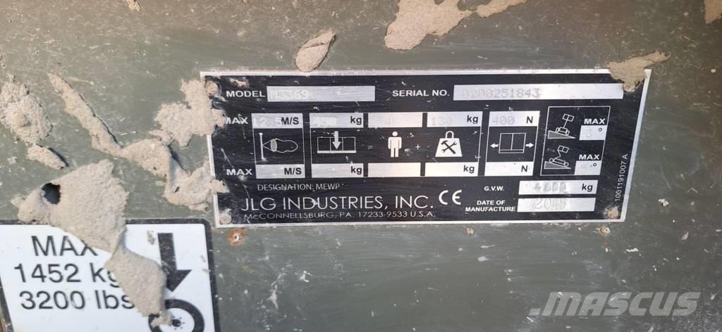 JLG M 3369 Šķerveida pacēlāji