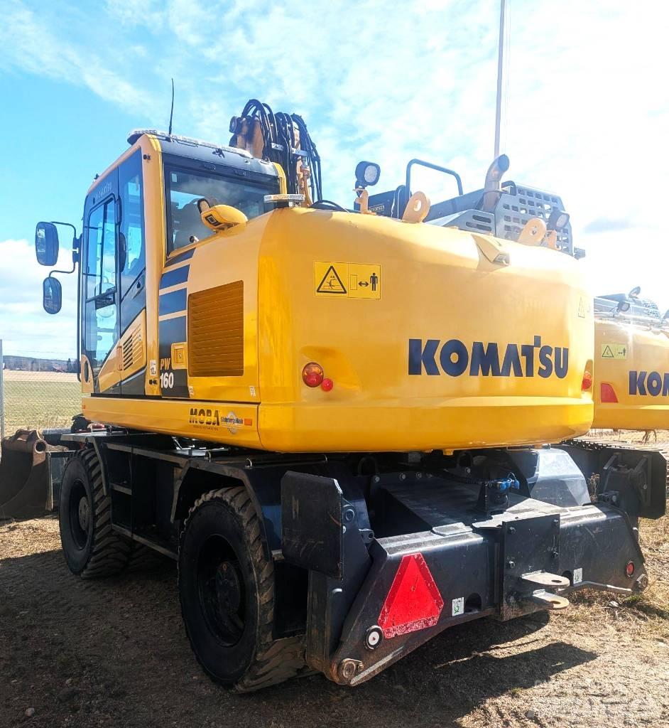 Komatsu PW160-11 Ekskavatori uz riteņiem