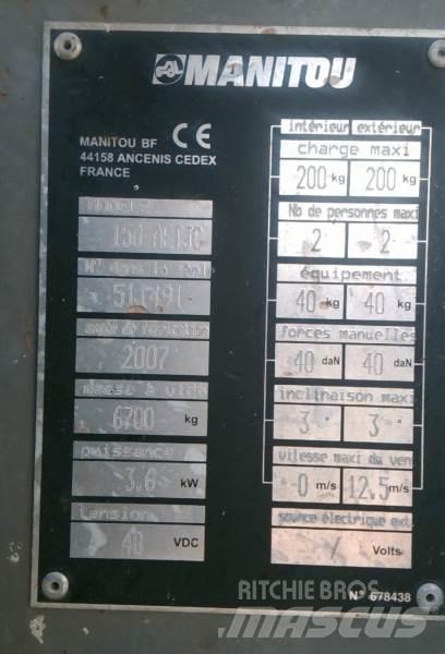 Manitou 150 AETJC Strēles pacēlāji