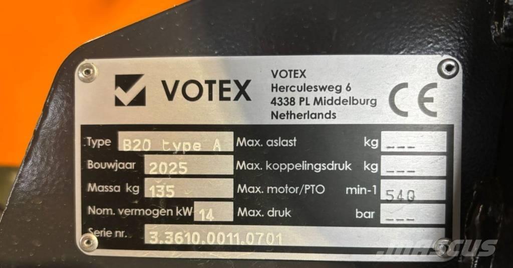 Votex b20 pto Komunālā tehnika- Citi