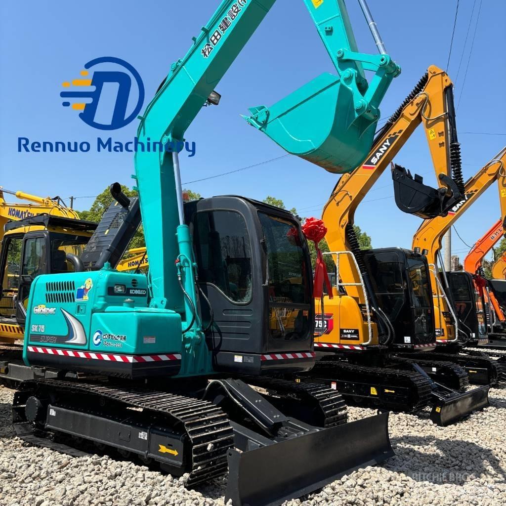 Kobelco SK75 Kāpurķēžu ekskavatori