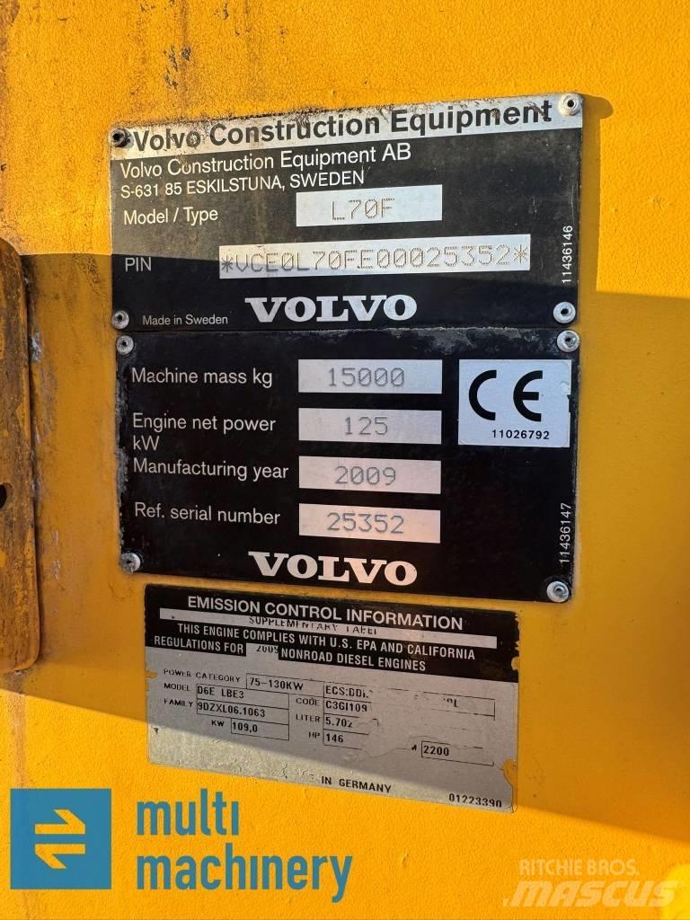 Volvo L 70 F Iekrāvēji uz riteņiem