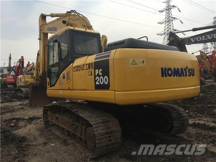 Komatsu PC 200-7 Kāpurķēžu ekskavatori