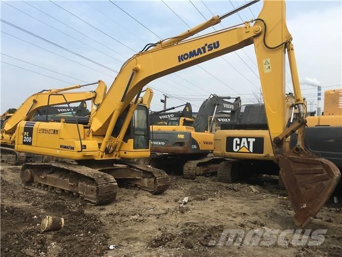 Komatsu PC 200-7 Kāpurķēžu ekskavatori