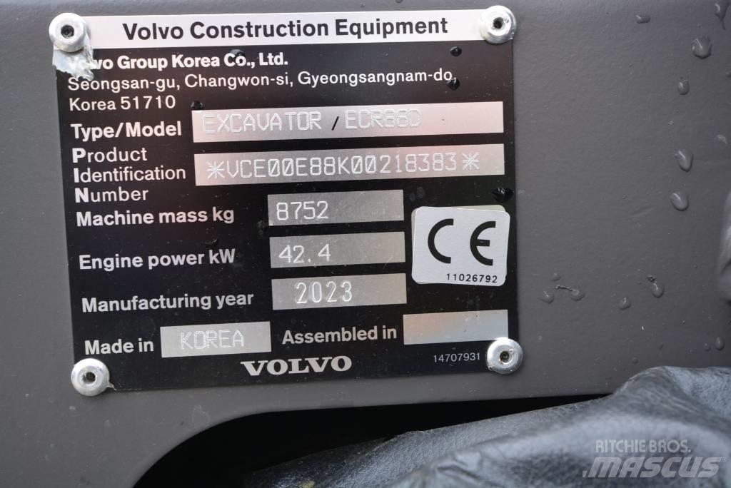 Volvo ECR 88 D Pro Vidēja lieluma ekskavatori 7 t - 12 t