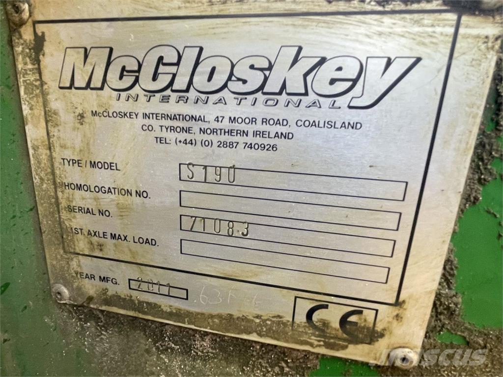 McCloskey S190 Karjeru un atvērtu šahtu urbji