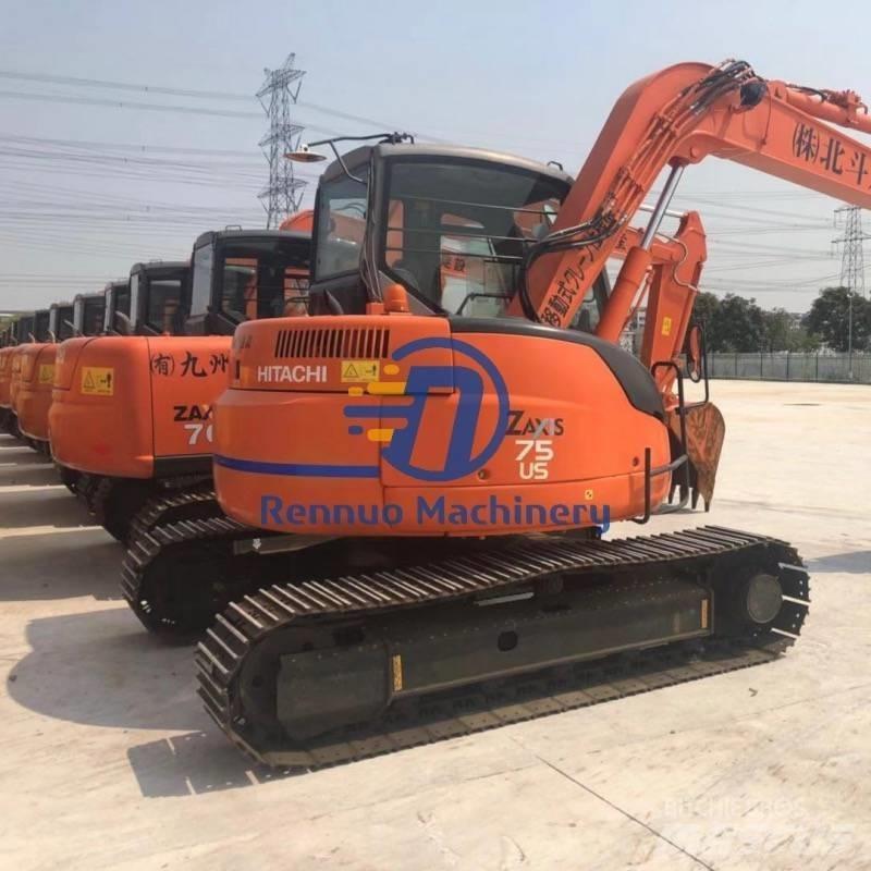 Hitachi ZX 75 US Kāpurķēžu ekskavatori