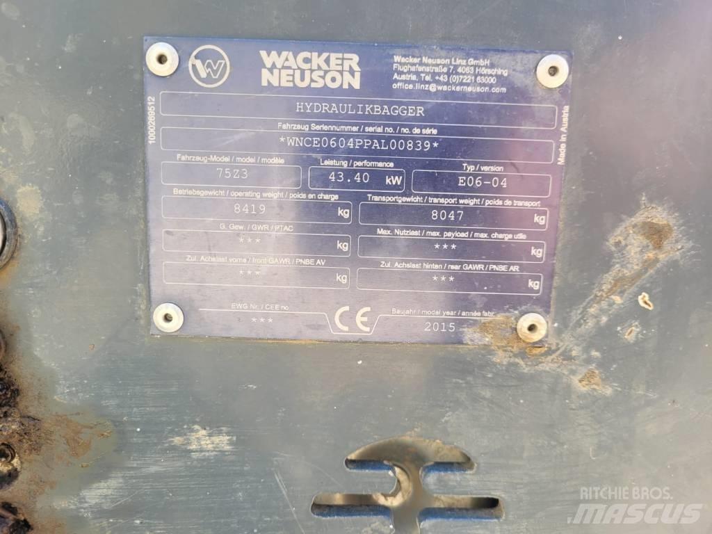 Neuson 75 Z 3 Vidēja lieluma ekskavatori 7 t - 12 t