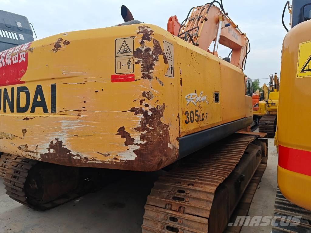 Hyundai R305LC-7 Kāpurķēžu ekskavatori