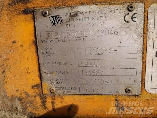 JCB JS 220 LS Kāpurķēžu ekskavatori