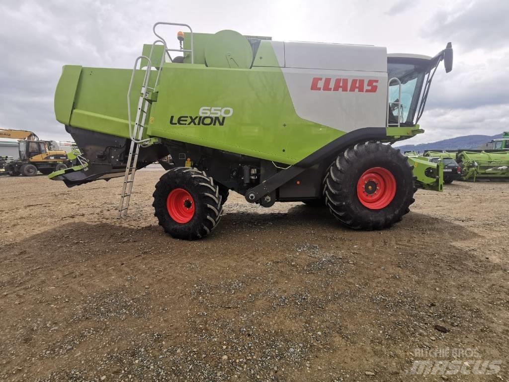 CLAAS Lexion 650 Ražas novākšanas kombaini