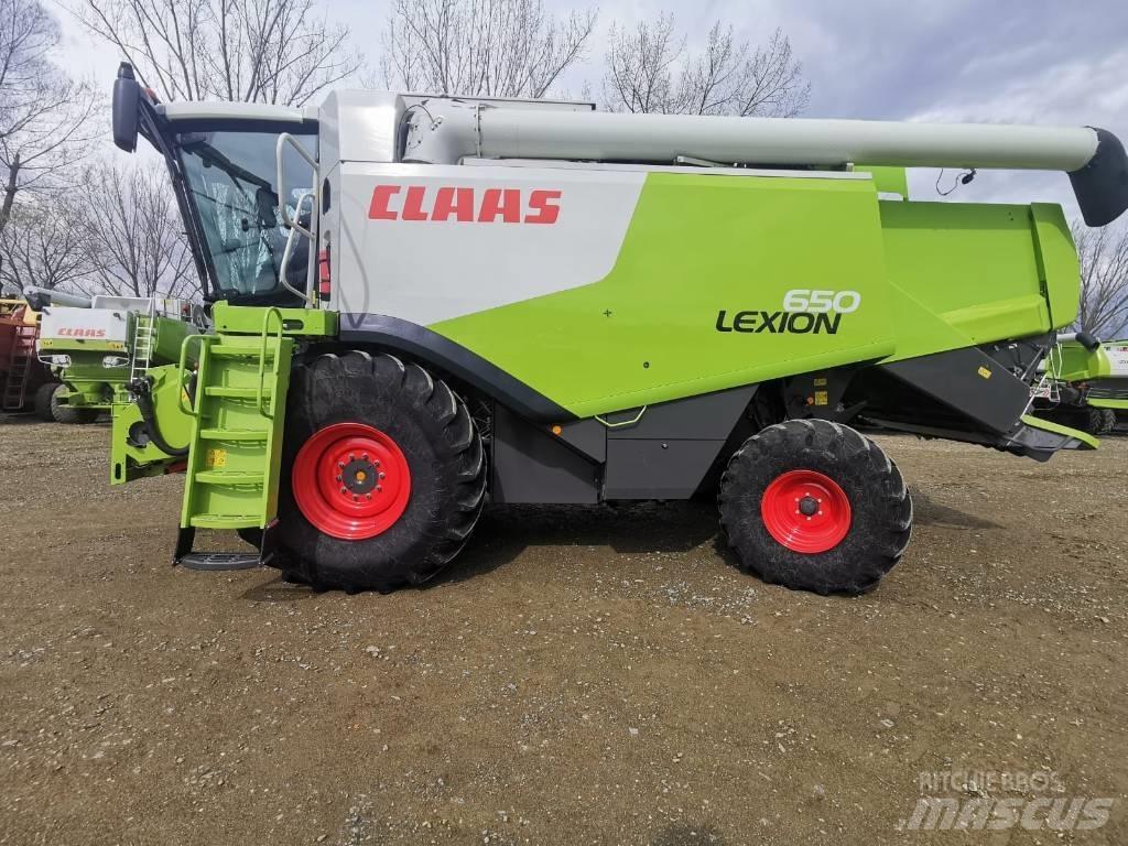 CLAAS Lexion 650 Ražas novākšanas kombaini