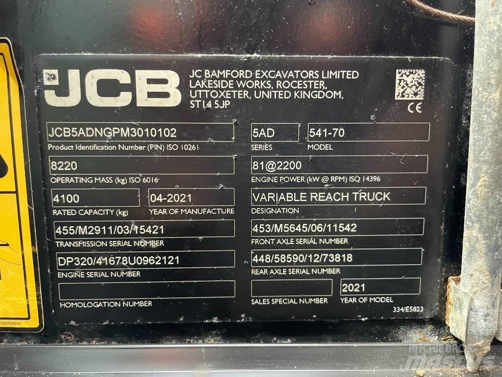 JCB 541-70 Teleskopiskie manipulatori