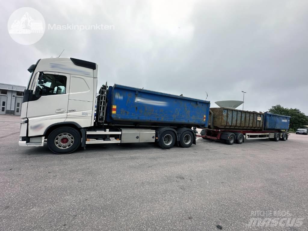 Volvo FH 500 EKIPAGE Treileri ar āķi