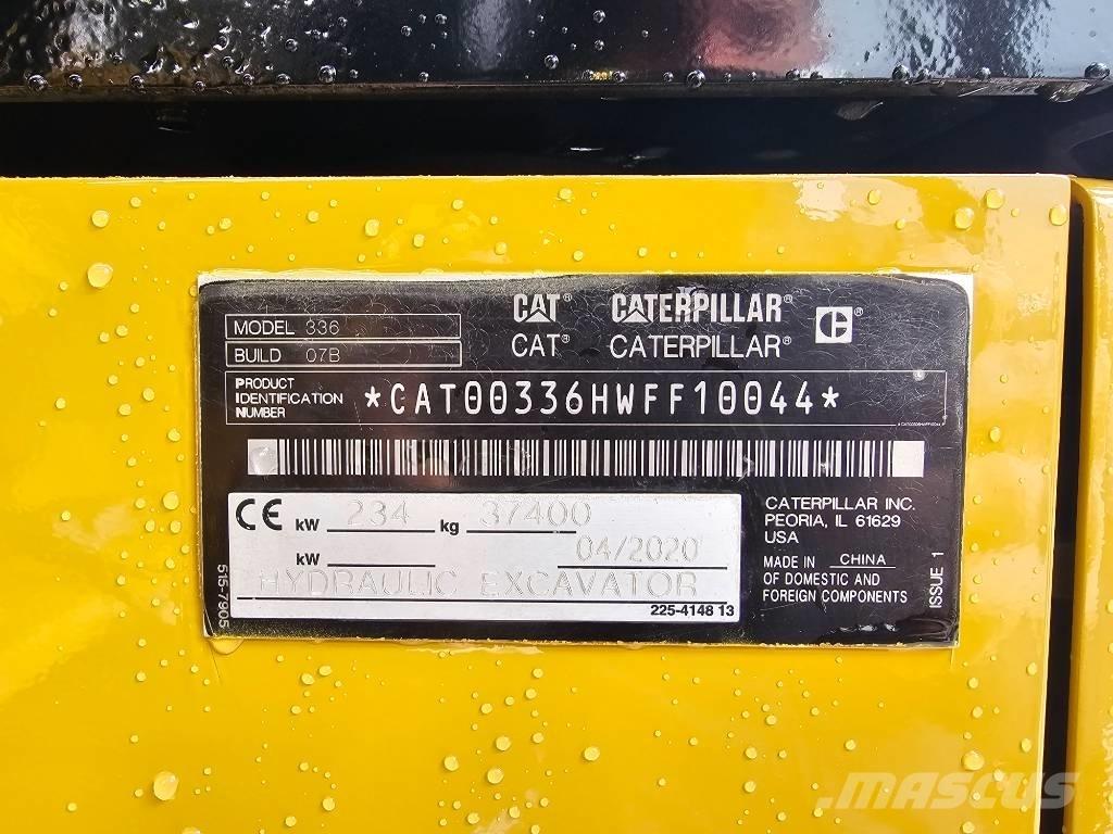CAT 336 Next Gen Kāpurķēžu ekskavatori