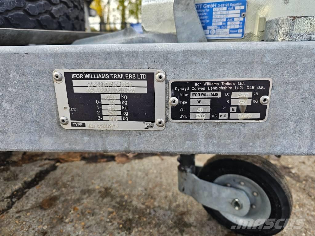 Ifor Williams GH 146 Mazgabarīta treileri