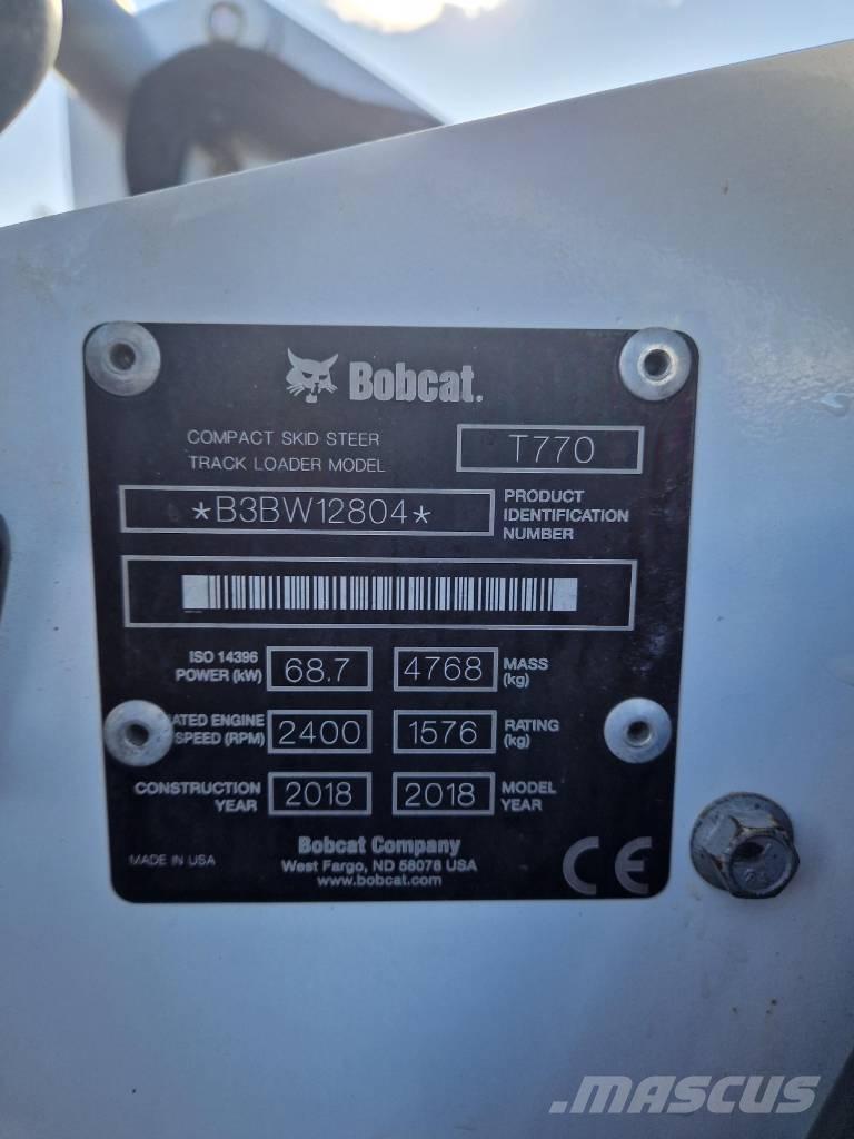 Bobcat T 770 Kāpurķēžu iekrāvēji
