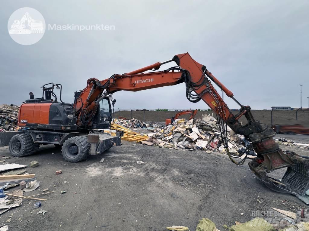 Hitachi ZX 170 W-6 Ekskavatori uz riteņiem