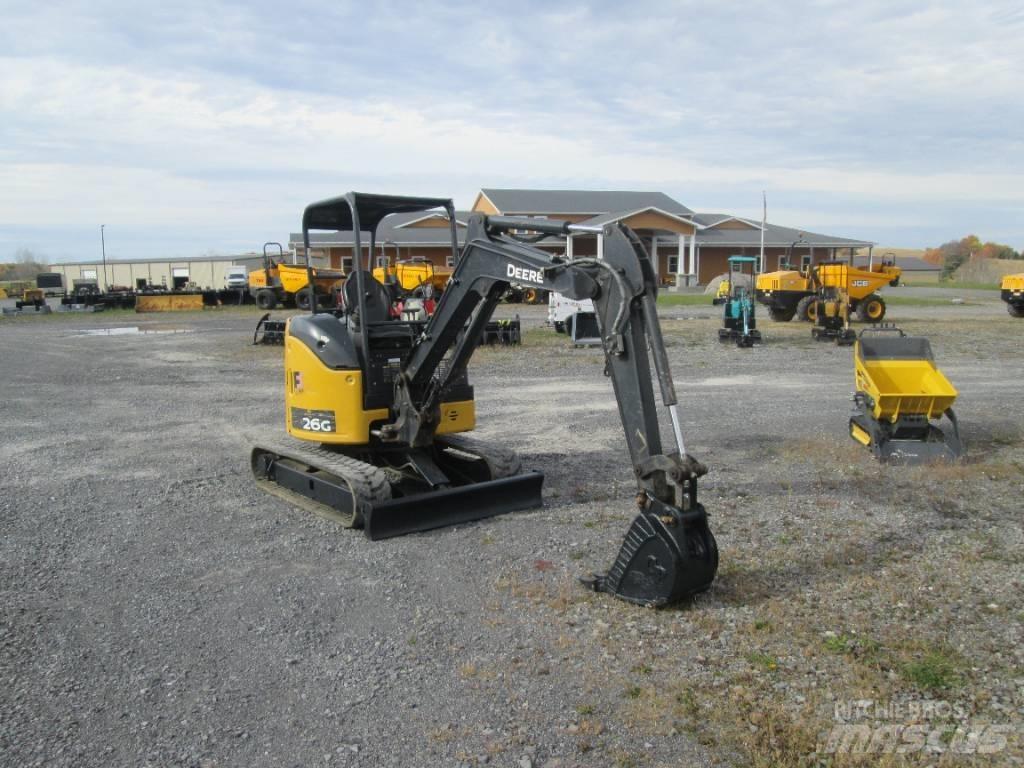 John Deere 26G Mini ekskavatori < 7 t